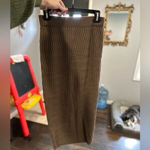 Nakd skirt in brown size S/M